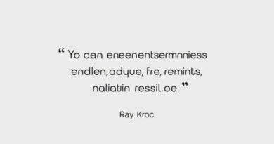 A Quote From Ray Kroc