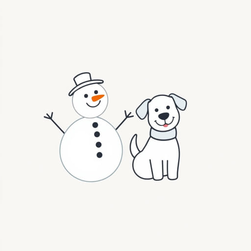 The Snowman And The Snowdog