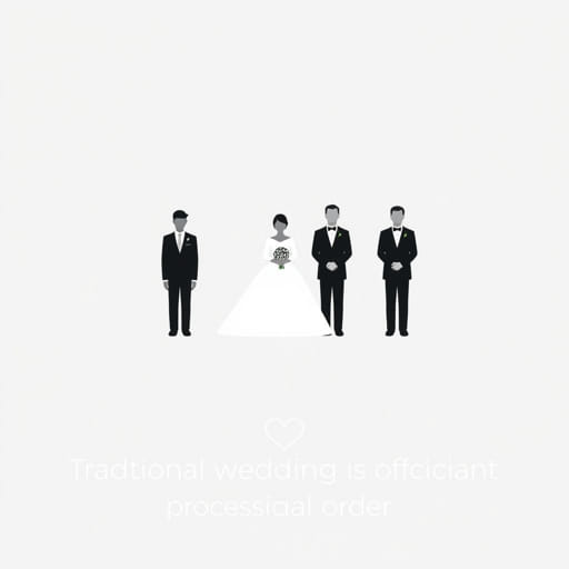 Traditional Wedding Processional Order