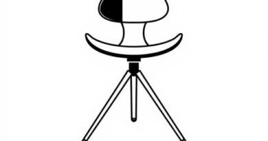 Tripod Chair With Backrest