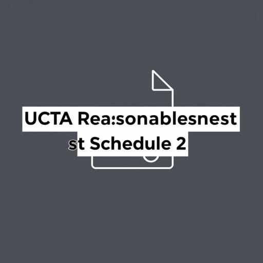 Ucta Reasonableness Test Schedule 2