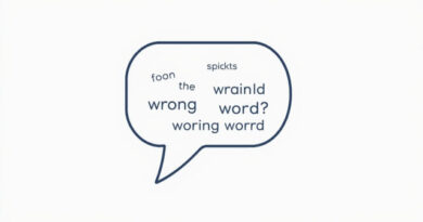 Using Wrong Words When Speaking