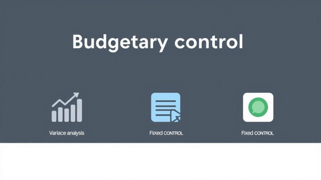 Various Types Of Budgetary Control