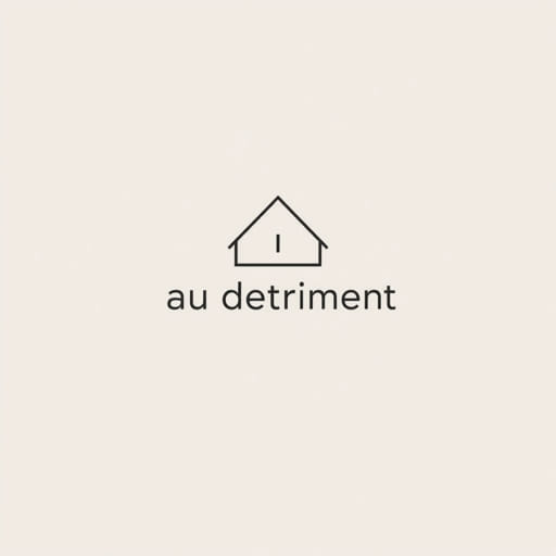 What Does 'Au Detriment' Mean?