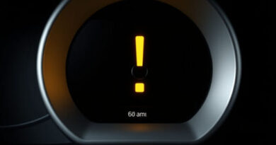 Yellow Exclamation Mark On Dashboard