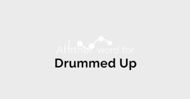 Another Word for Drummed Up