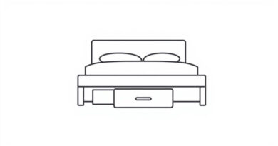 Bed with Drawers Underneath