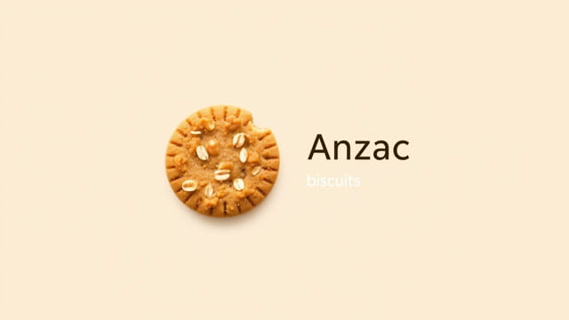 Chewy Anzac Biscuits Recipe