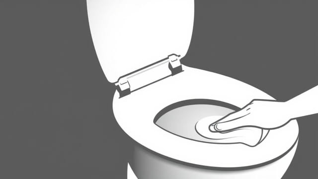 Clean Limescale from Toilet