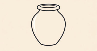 Easy Drawing of Earthen Pot