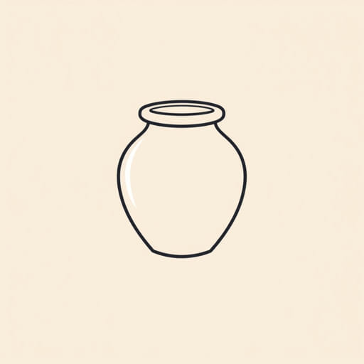 Easy Drawing of Earthen Pot