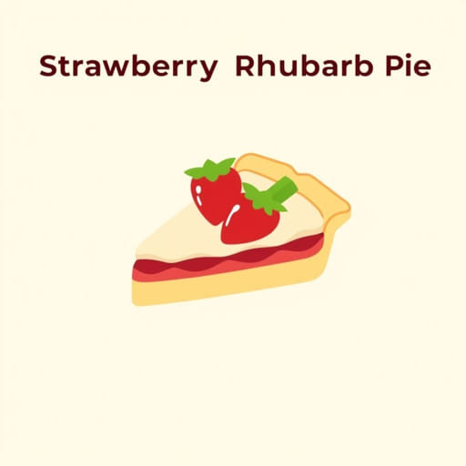 Easy Strawberry Rhubarb Pie