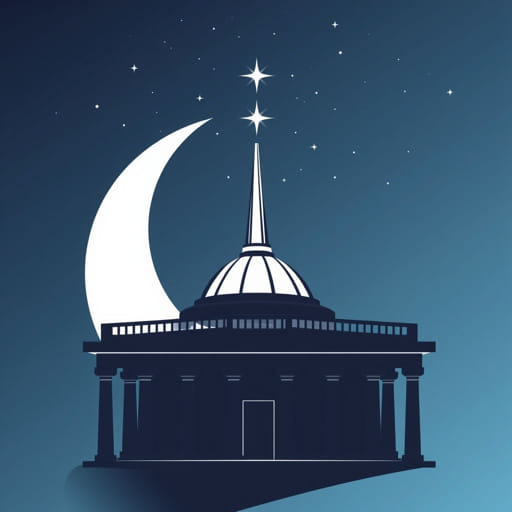 Genius Temple Starlit Tower