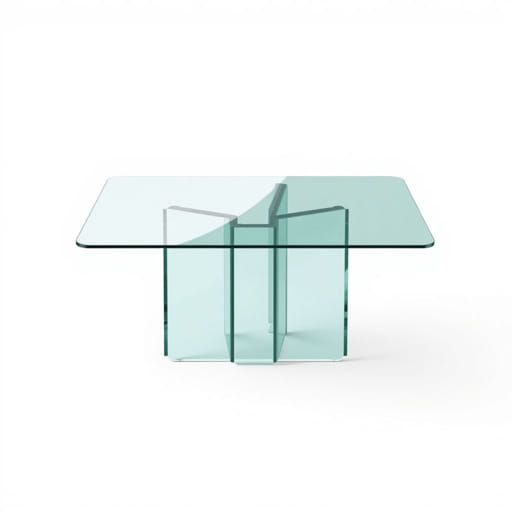 Glass Stowaway Dining Table