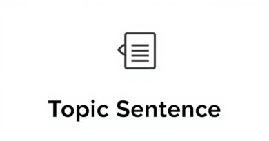How to Write a Topic Sentence