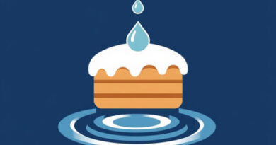 Japanese Water Droplet Cake