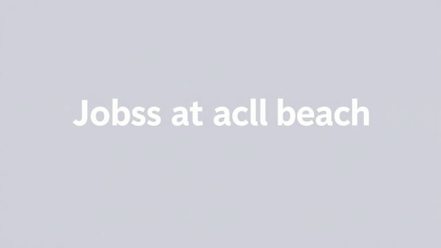 Jobs at Acclaim at East Beach