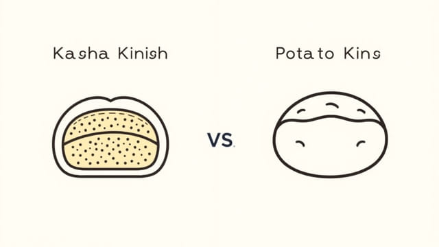 Kasha Knish vs Potato Knish