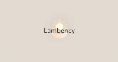 Lambency Meaning in English