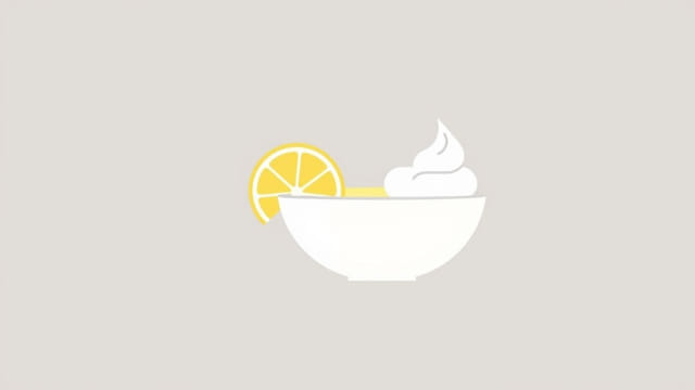 Lemon Syllabub without Wine