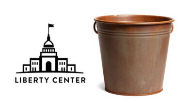 Liberty Center Rusty Bucket