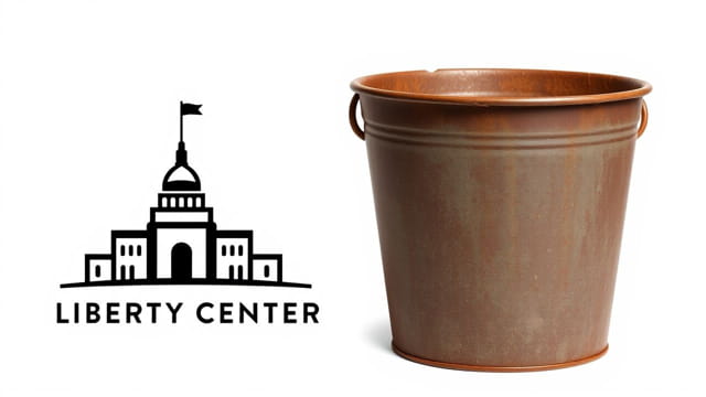 Liberty Center Rusty Bucket