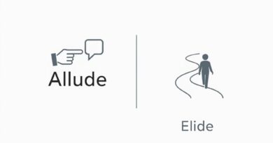 Meaning of Allude and Elude