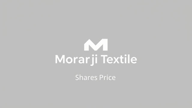 morarji textile share price