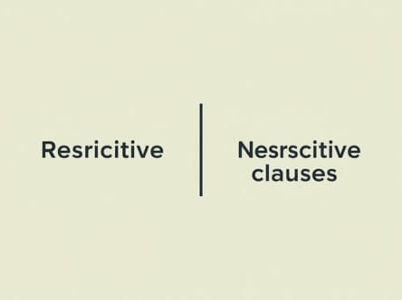Difference Between Restrictive And Nonrestrictive Clauses