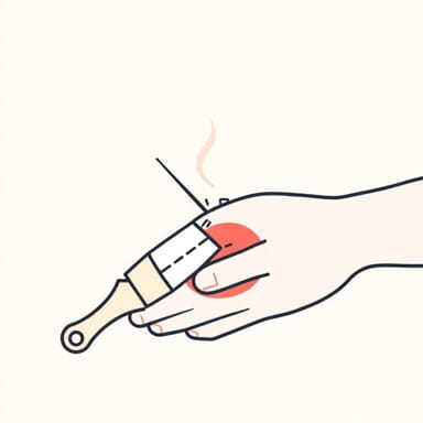 How Do You Cauterize A Wound