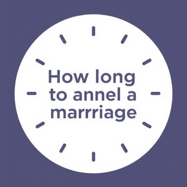How Long To Annul A Marriage