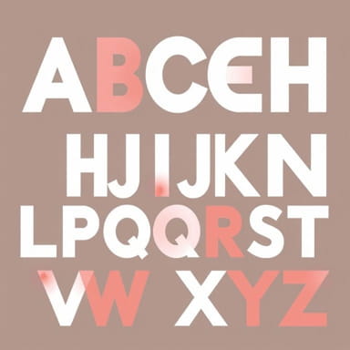 Jazzy Alphabet Rendition 2011