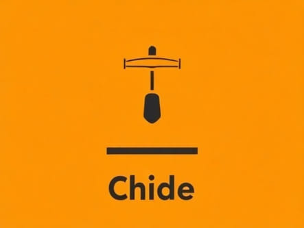 Verb Form Of Chide