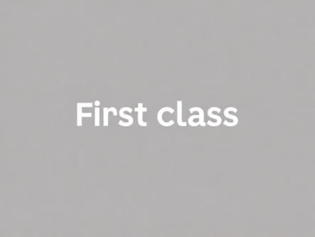 What Is First Class With Distinction