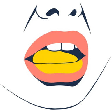 Yellow Spot On Lip Painful