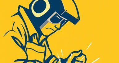 A Metalworker Who Works With A Shiny Yellow Metal