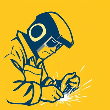 A Metalworker Who Works With A Shiny Yellow Metal