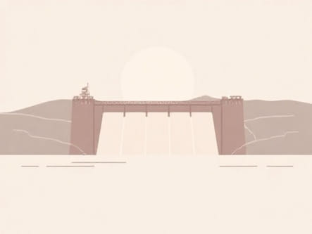 Dam On Narmada River