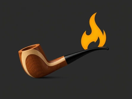 Kaywoodie Flame Grain Meerschaum