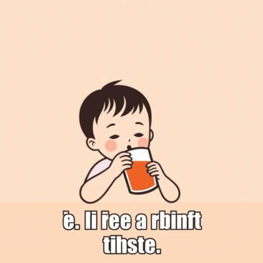 Little Kid Sipping Drink Meme