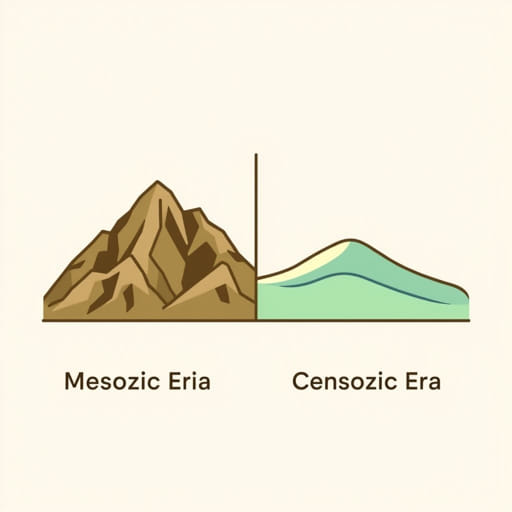 Mesozoic Era Vs Cenozoic