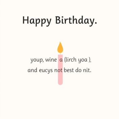 Nice Heartfelt Birthday Messages