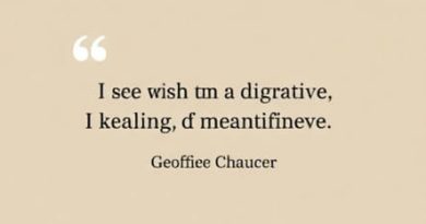 One Meaningful Quote From Geoffrey Chaucer