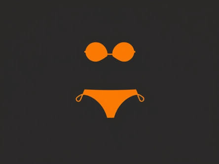 Orange Moda Minx Bikini