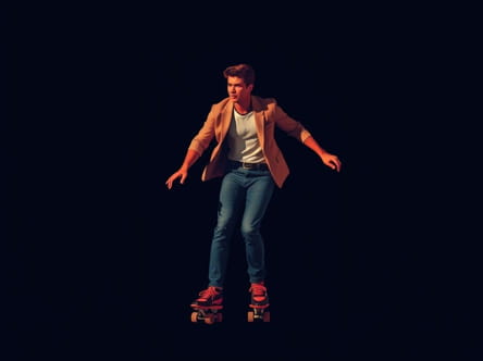 Patrick Swayze Roller Skating Movie