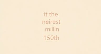 Pi To The Nearest Millionth