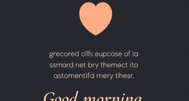 Romantic And Prayerful Good Morning Message