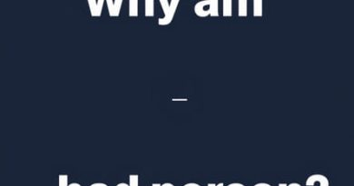 Why Am I A Bad Person