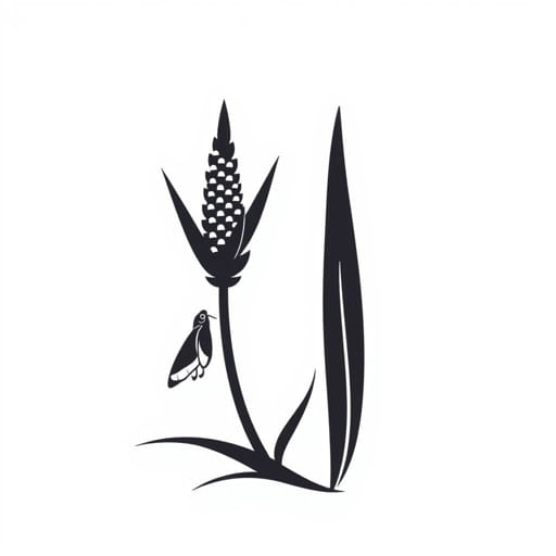 Yucca Plant And Moth