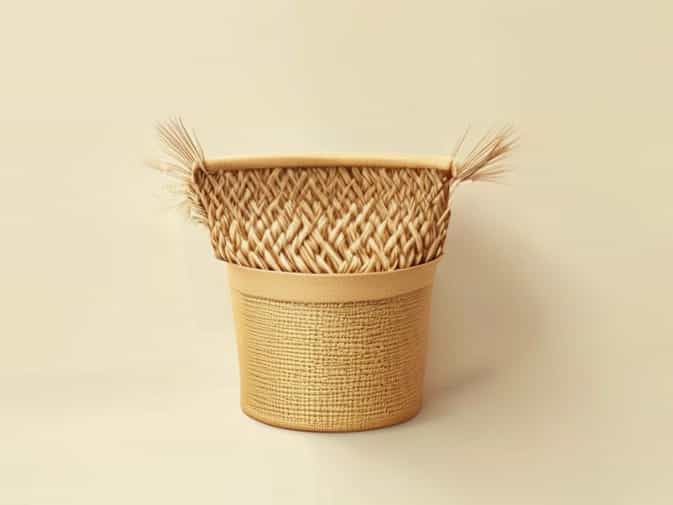 Brightroom Woven Bulrush Bin